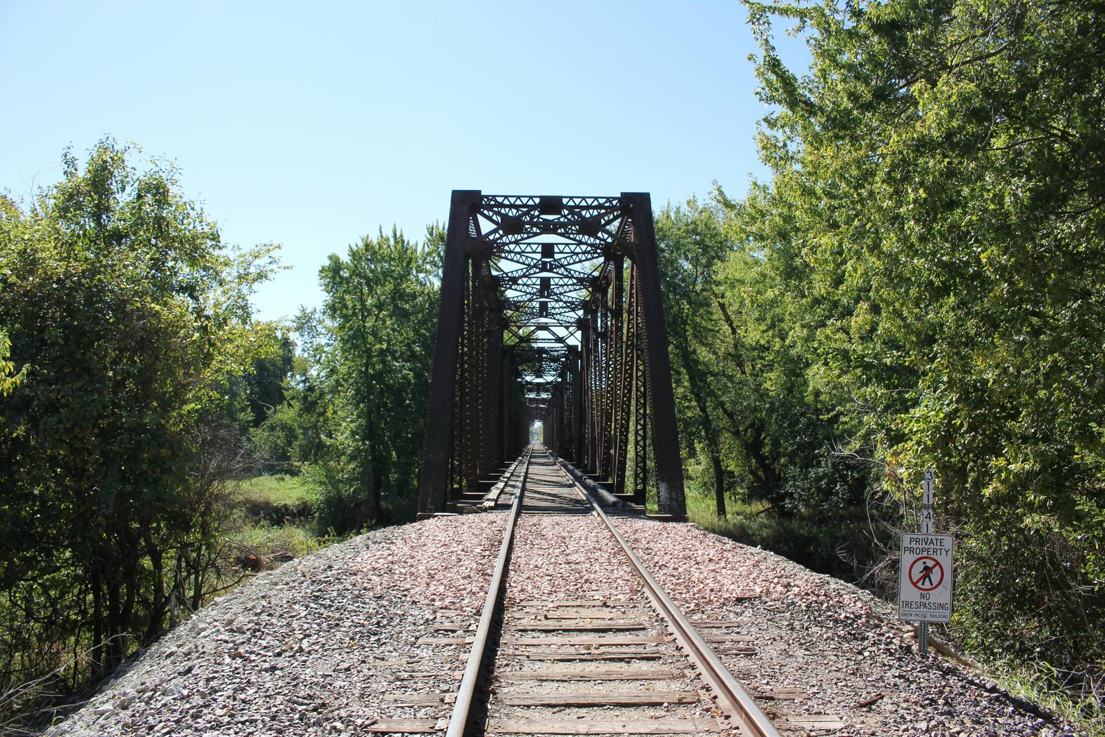 Looking south